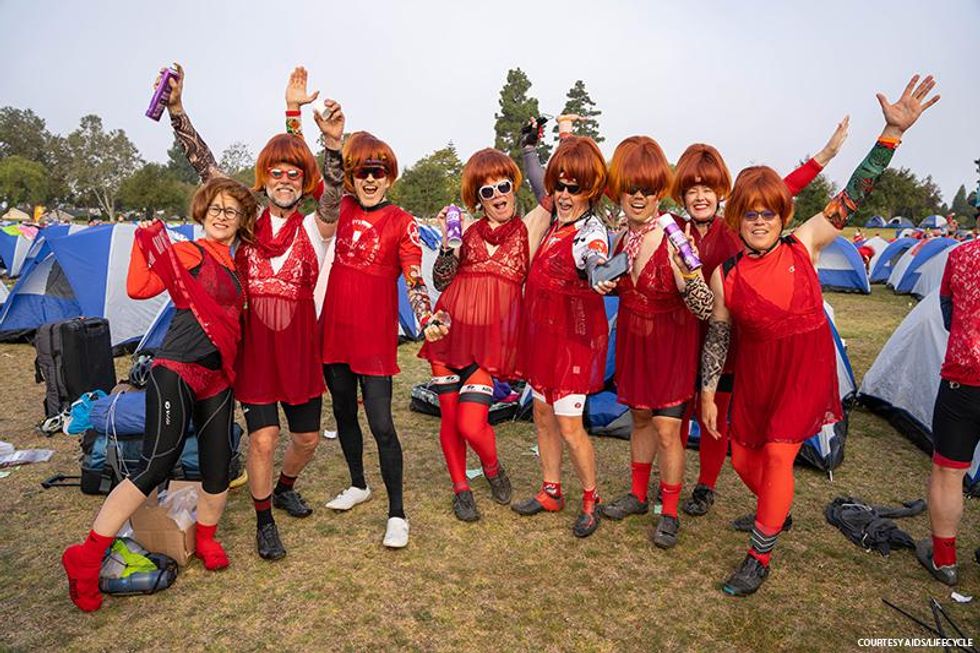 2022 AIDS/Lifecycle Red Dress Day