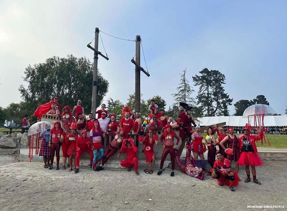 2022 AIDS/Lifecycle Red Dress Day