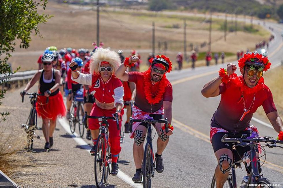 2022 AIDS/Lifecycle Red Dress Day