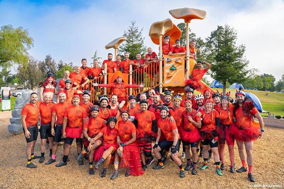 2022 AIDS/Lifecycle Red Dress Day