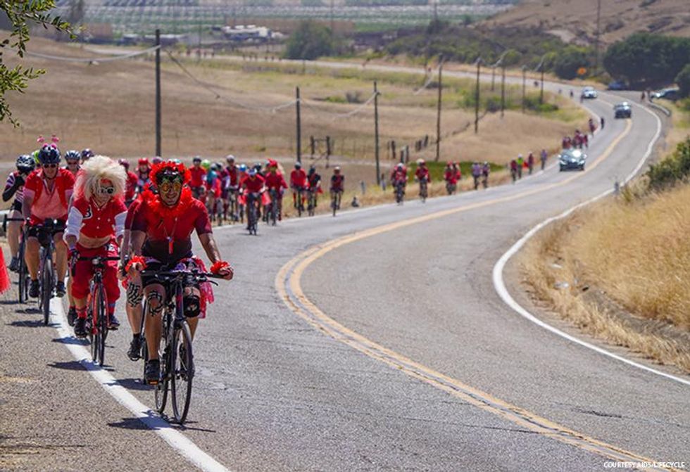 2022 AIDS/Lifecycle Red Dress Day