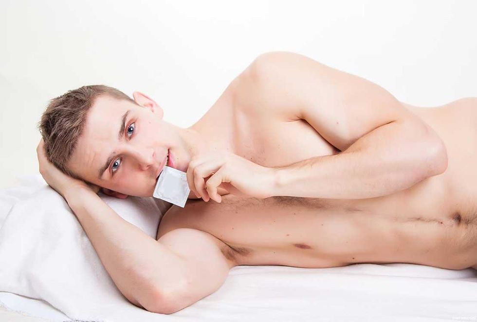 9. Don’t be annoying with putting on the condom