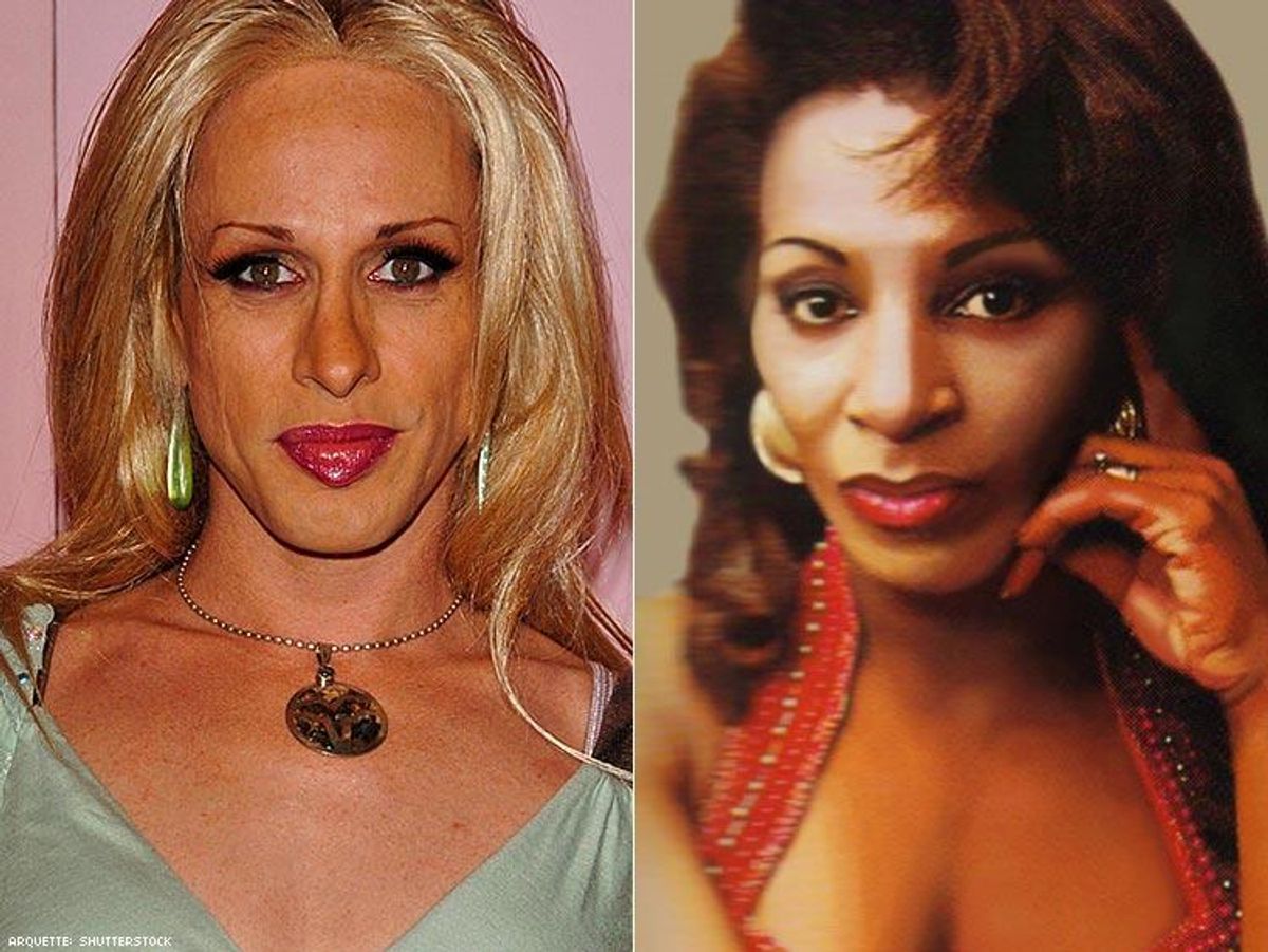 Alexis Arquette and Lady Chablis