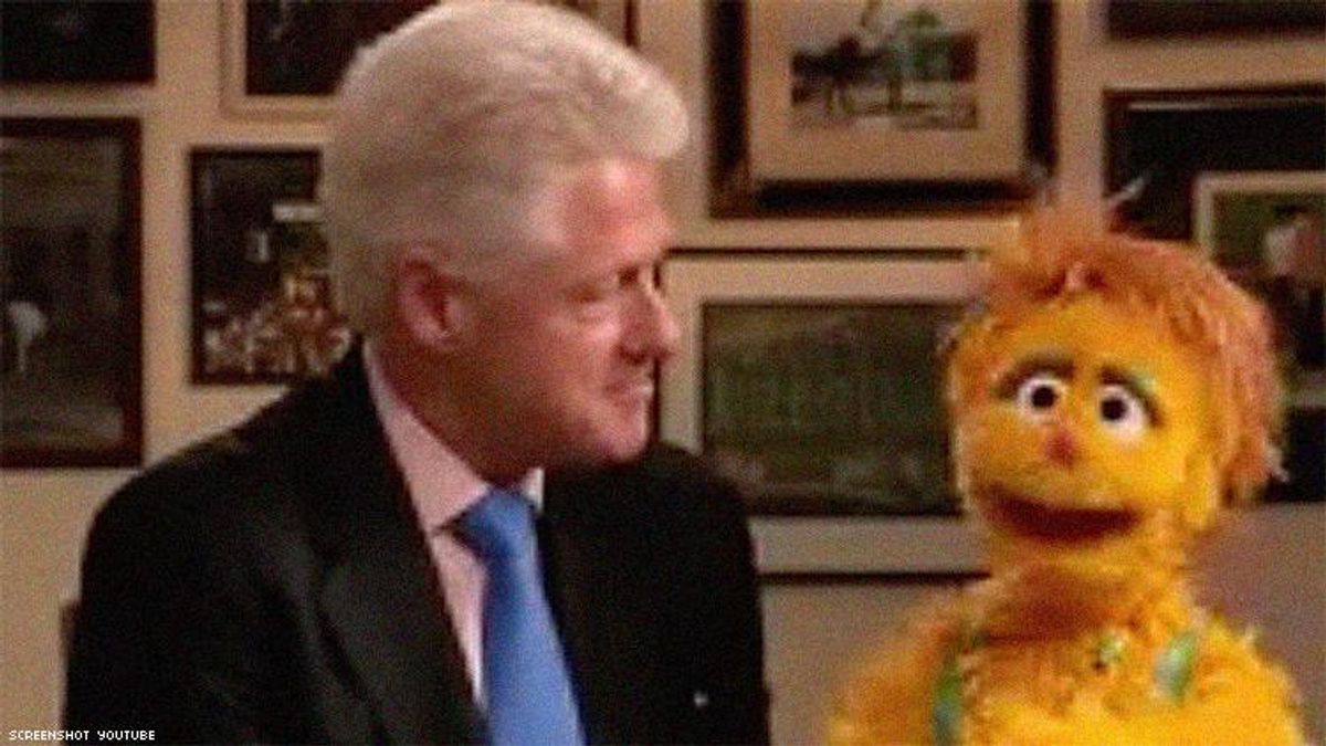 Bill Clinton and Muppet Kami