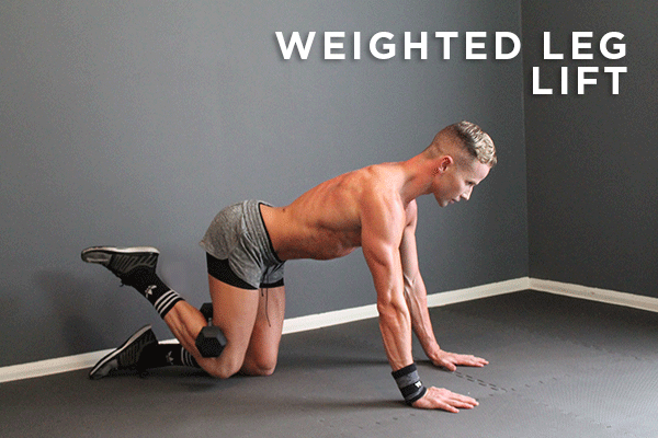 Bootylicious - Exercise 1: Weighted Leg Lift