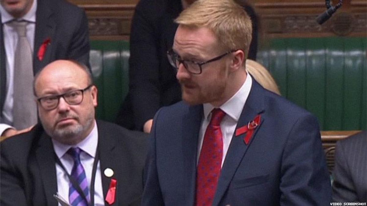 British Parliament Member Reveals He's HIV+ in Speech to Remove Stigma