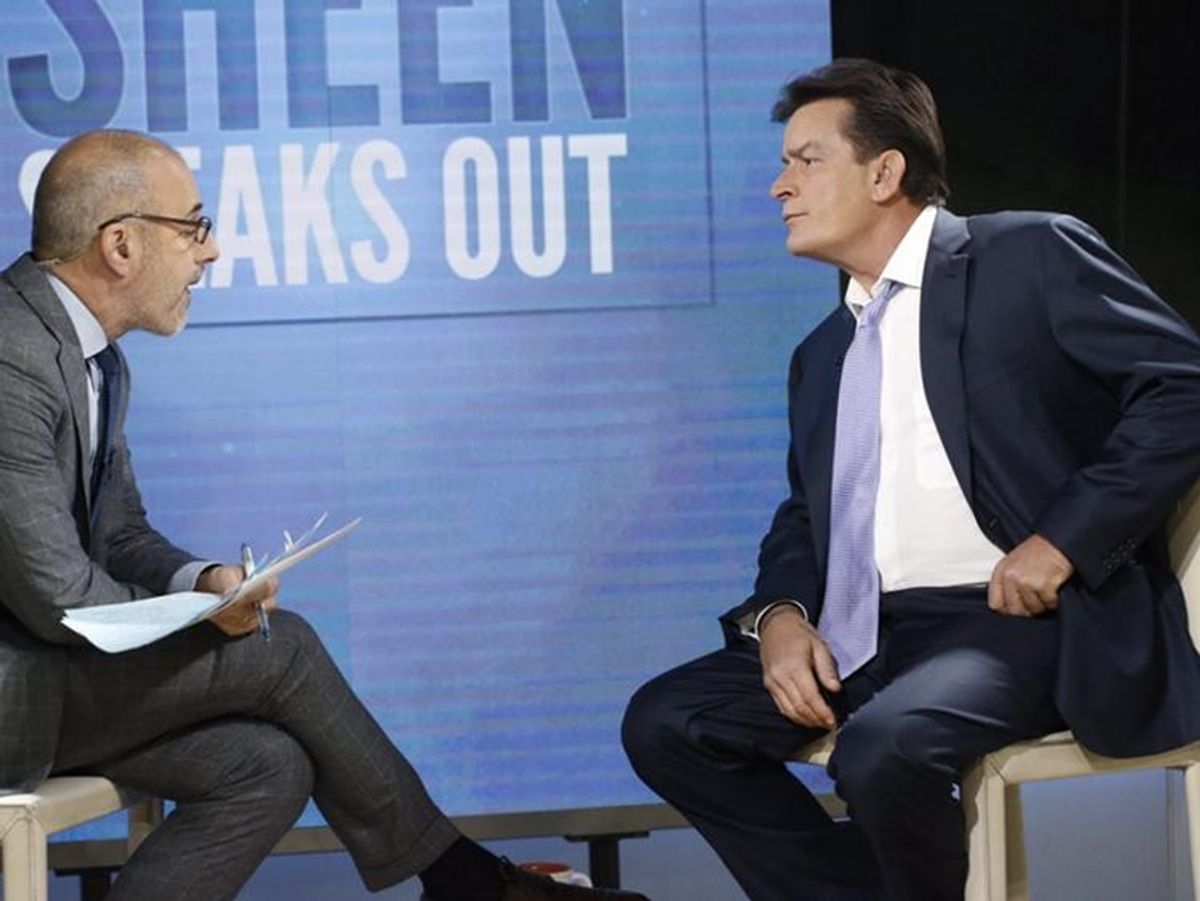 Charlie Sheen on Today Show HIV