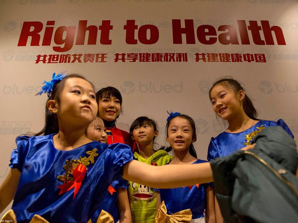 China World AIDS Day preparations