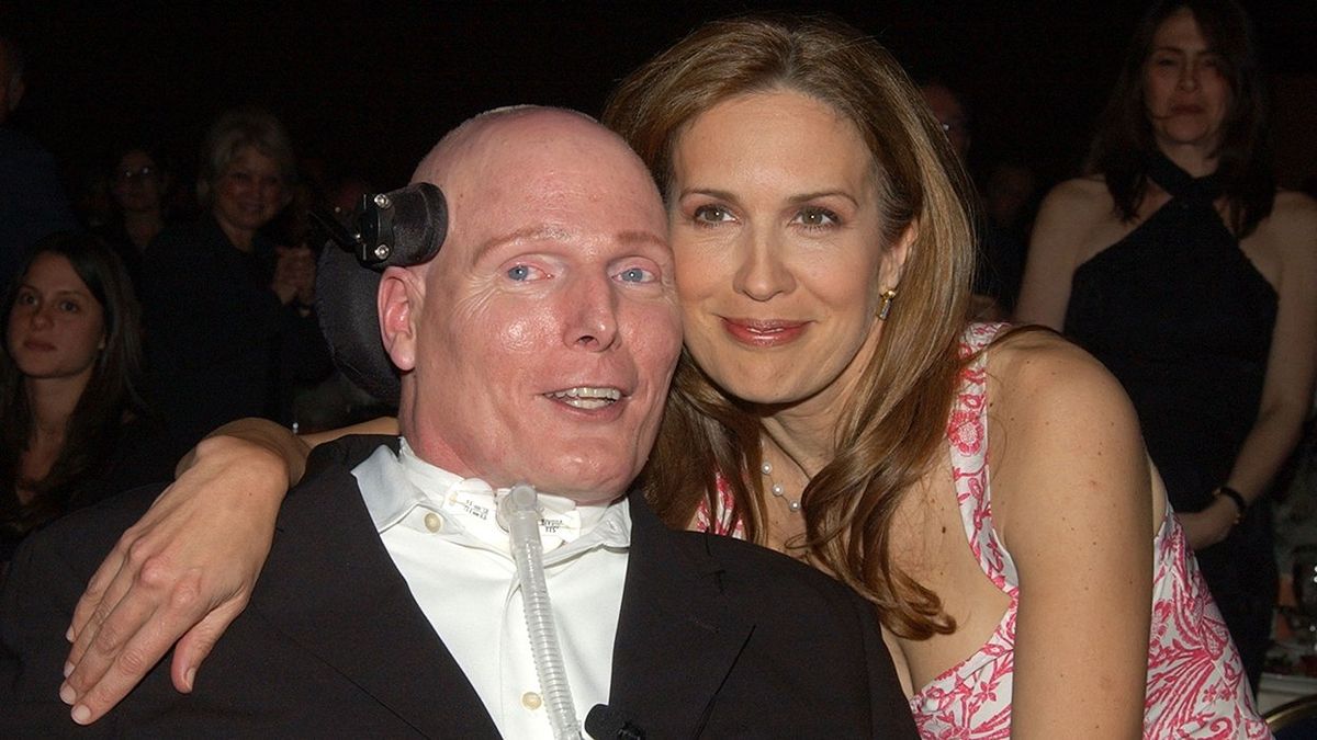 Christopher Reeve with wife Dana