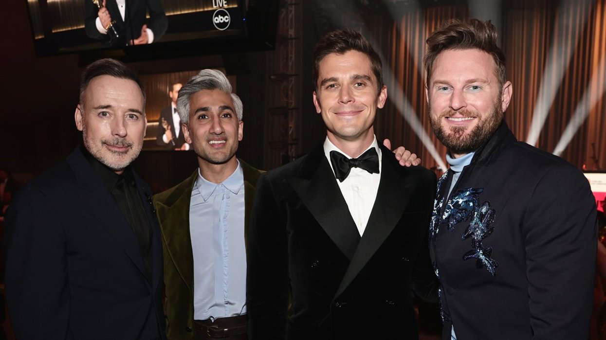 David Furnish and Queer Eye castmembers