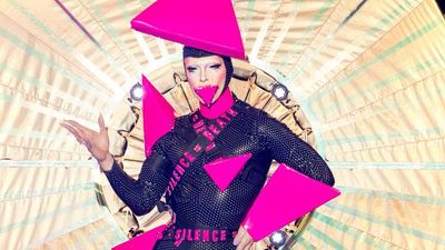 Drag Race UK's Cheddar Gorgeous Auctions Iconic ACT UP Look for ...