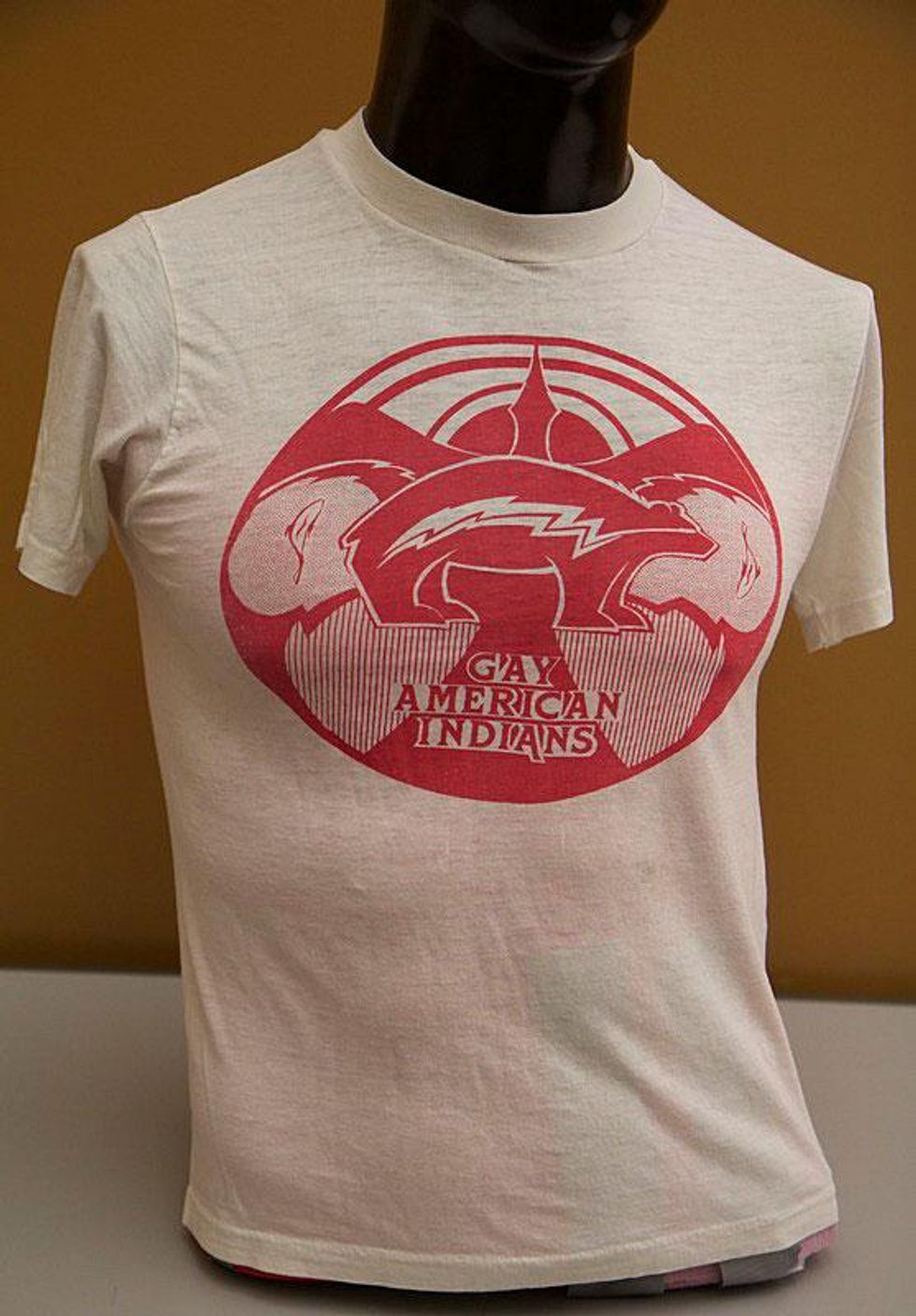 Gay American Indians White Shirt