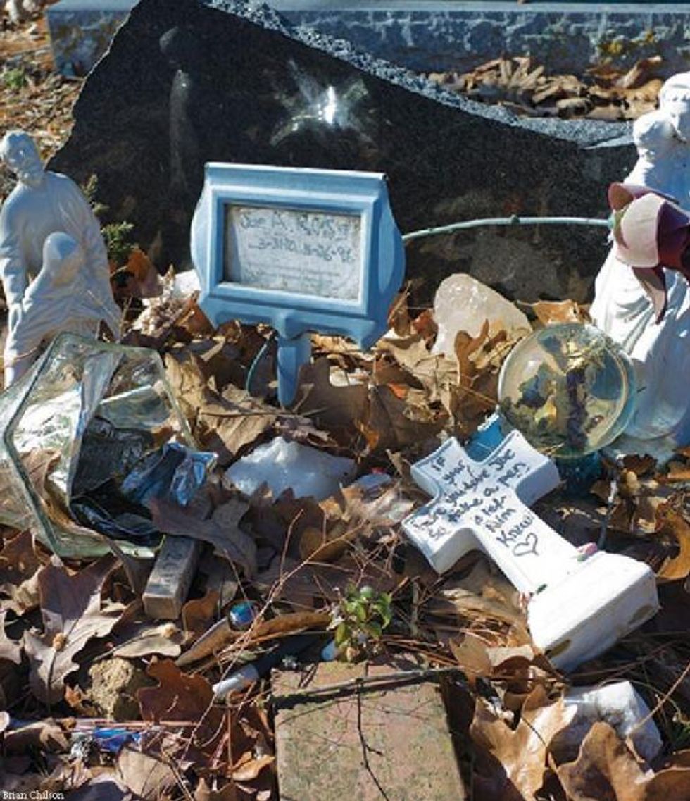 "I always wondered what I was going to do with a cemetery," she said.