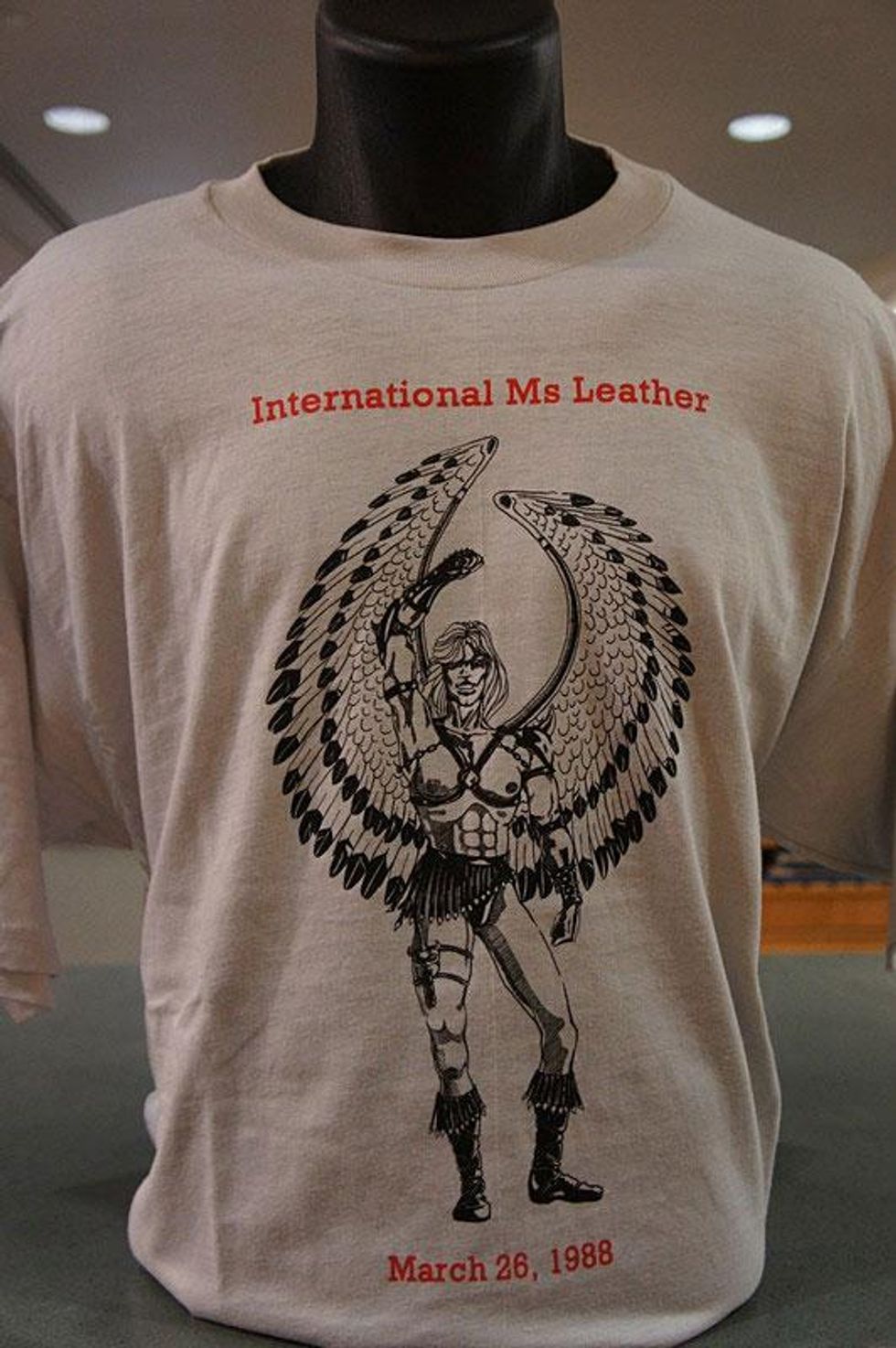 International Ms. Leather 1988 Gray T-shirt
