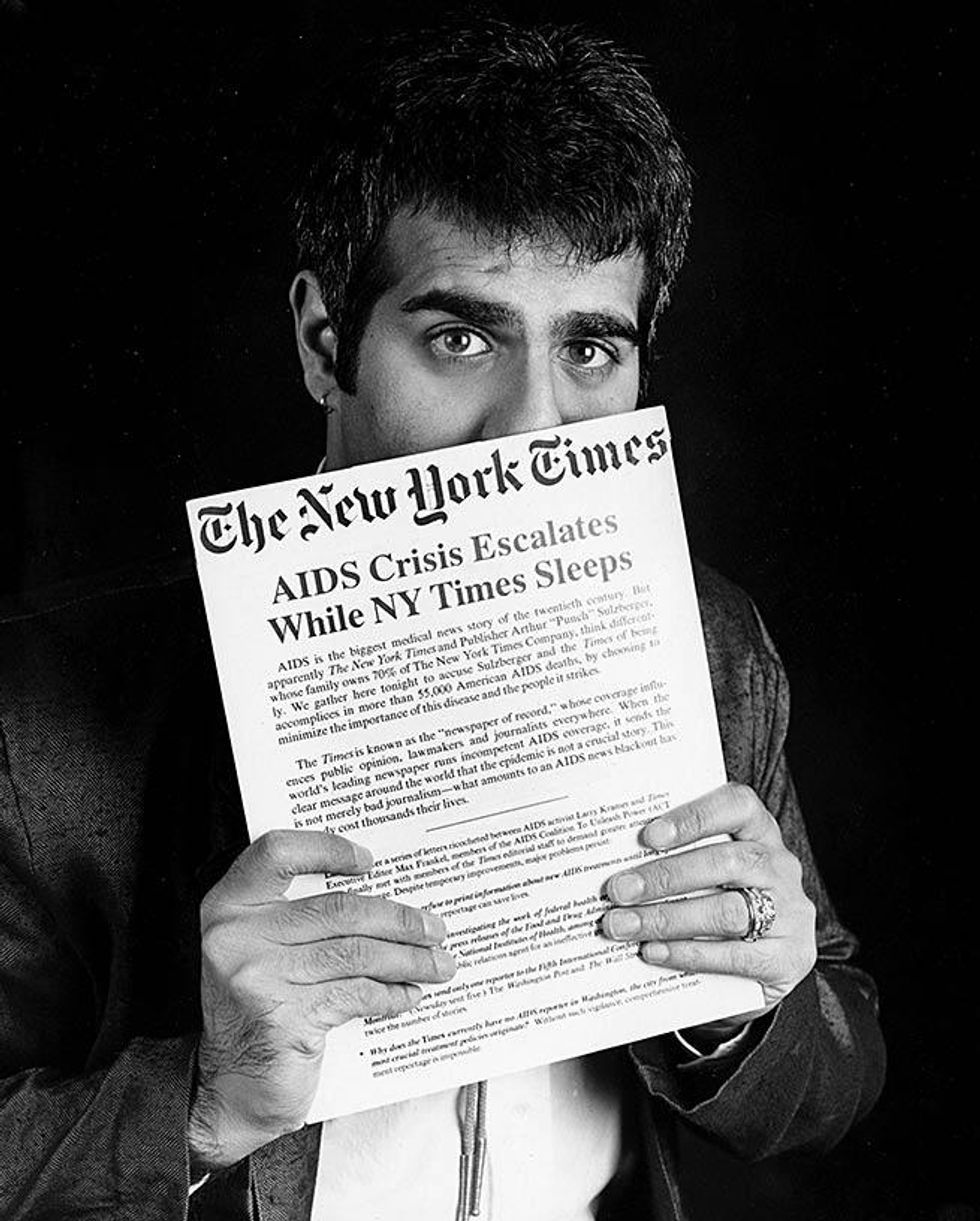 Jay Blotcher, ACT UP, New York. Photographed in New York City in 1990