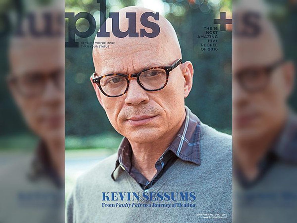 Kevin Sessums on Cover of Plus Issue 114 Sept/Oct 2016