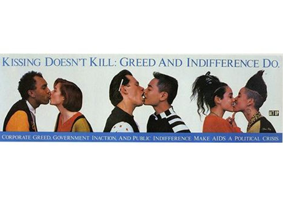Kissing Doesn't Kill ACT Up Poster