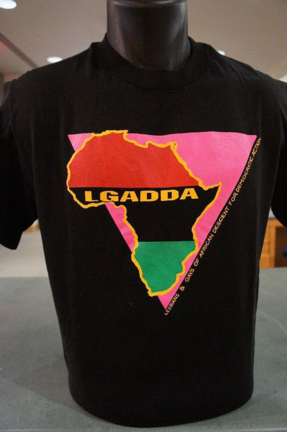 Lesbians & Gays of African Descent Black T-shirt