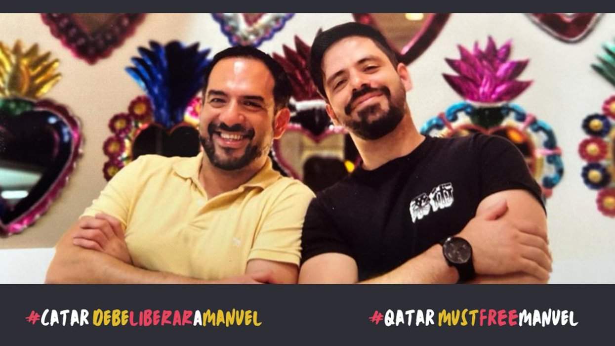 Manuel Guerrero Gay British flight attendant detained Qatar running out HIV medicine with brother Enrique