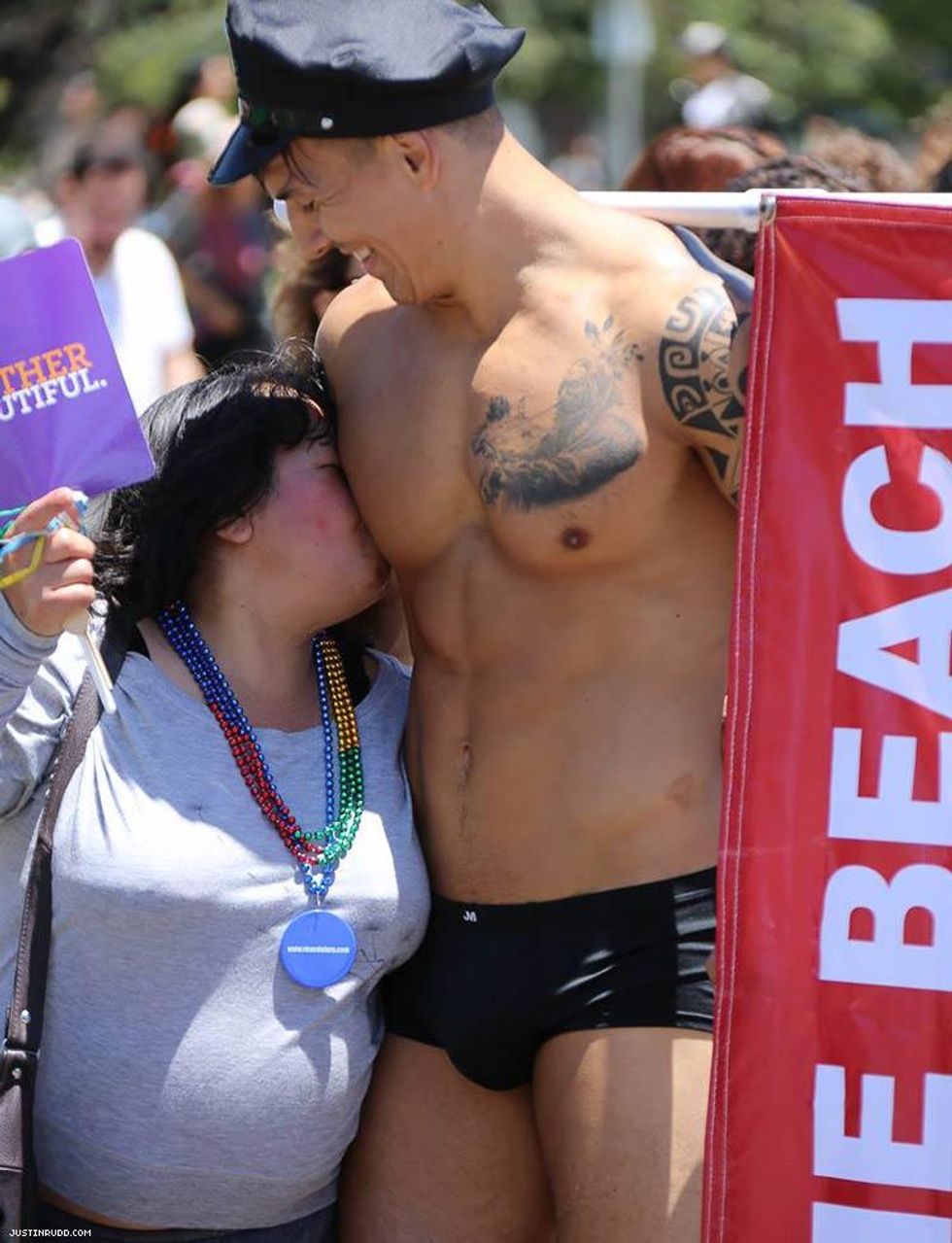 Moved by inspiration in Long Beach, Calif.