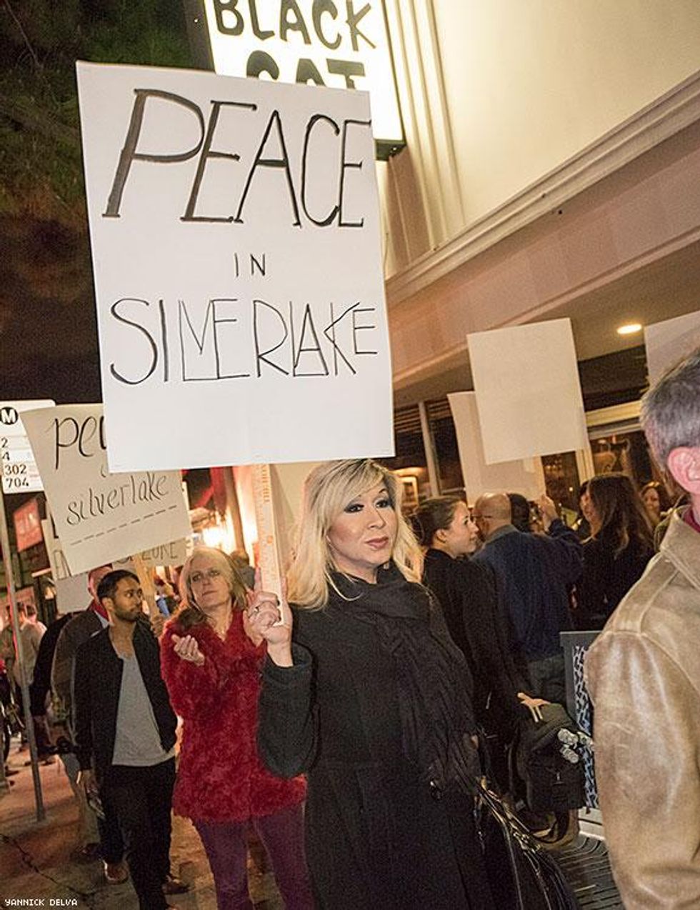 Peace in Silver Lake was a rally cry