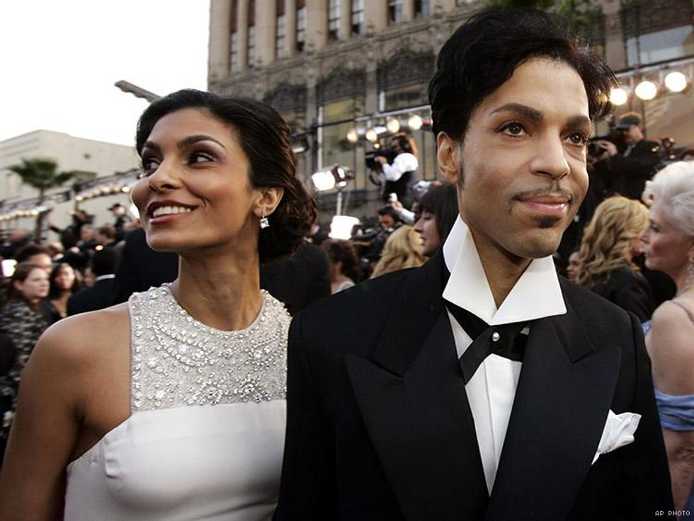 Prince and his now ex-wife Manuela Testolini