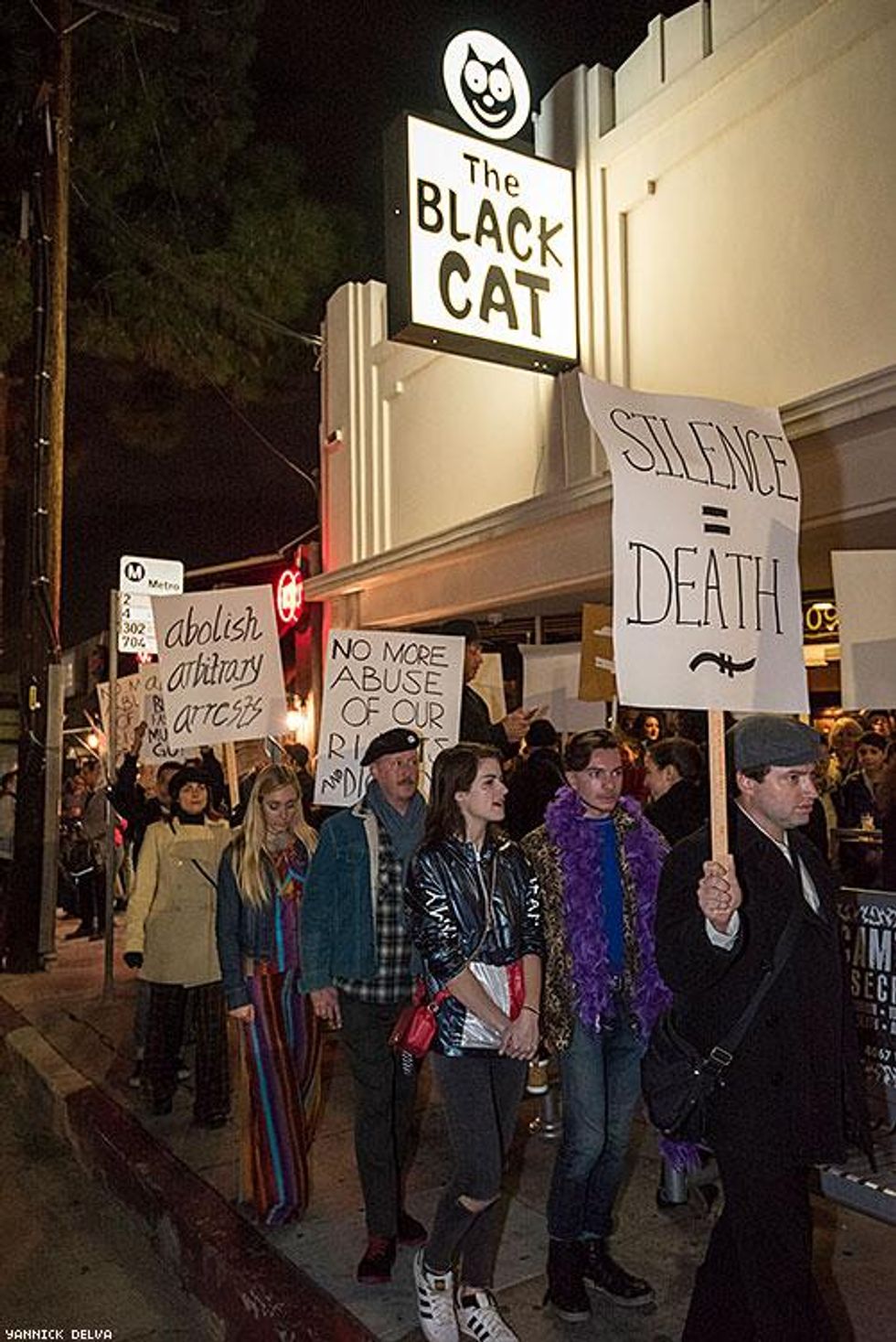 Protesters reenacted the February 11, 1967 march