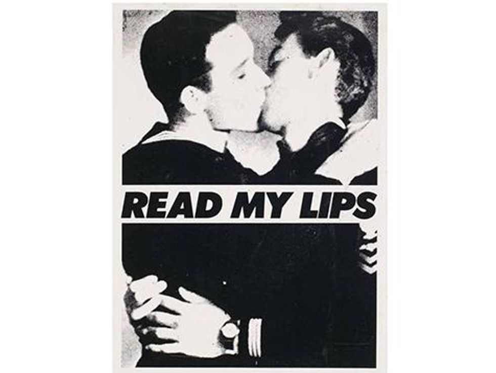 Read my Lips Gran Fury Poster