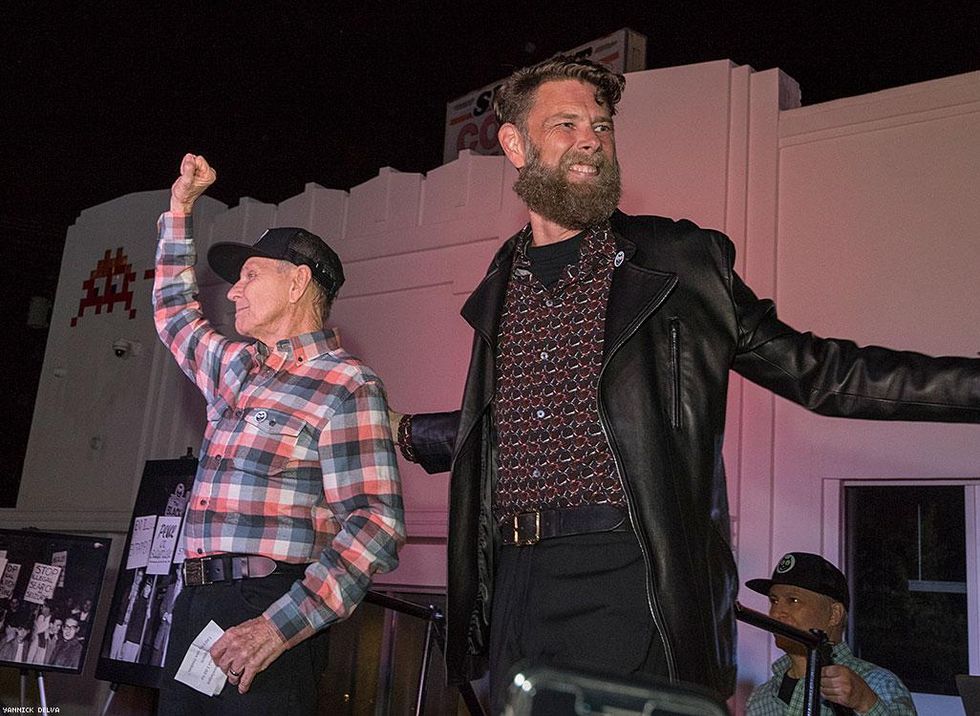 Romanoff and event organizer Daniel Henning