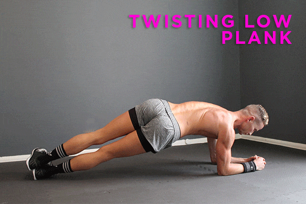 Speedo Patrol: Exercise 3 - Twisting Low Plank