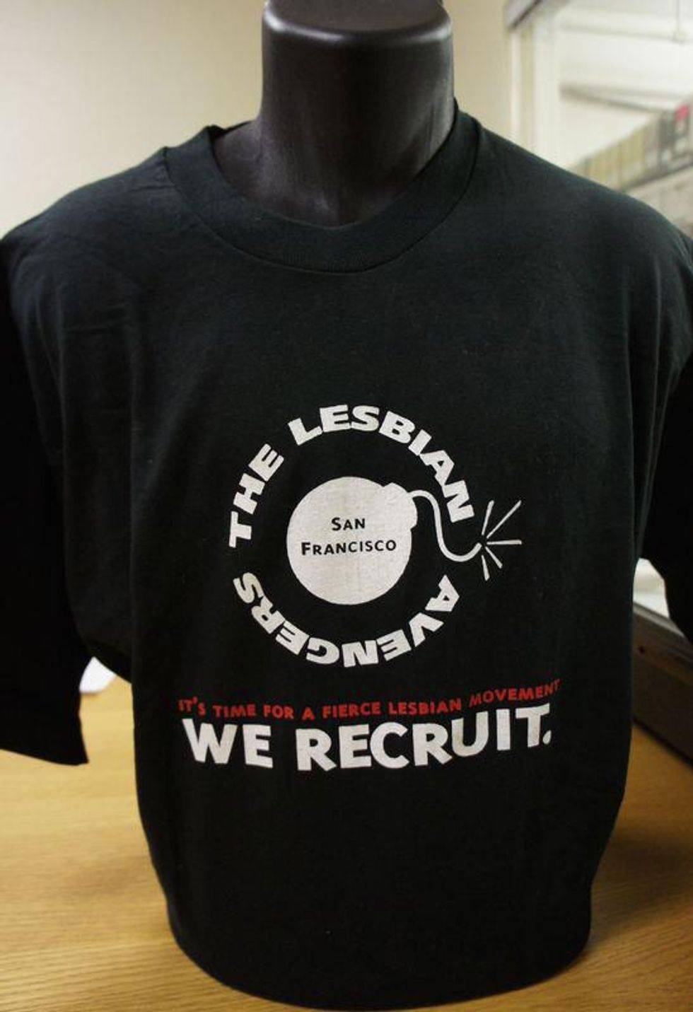 The Lesbian Avengers Black T-shirt