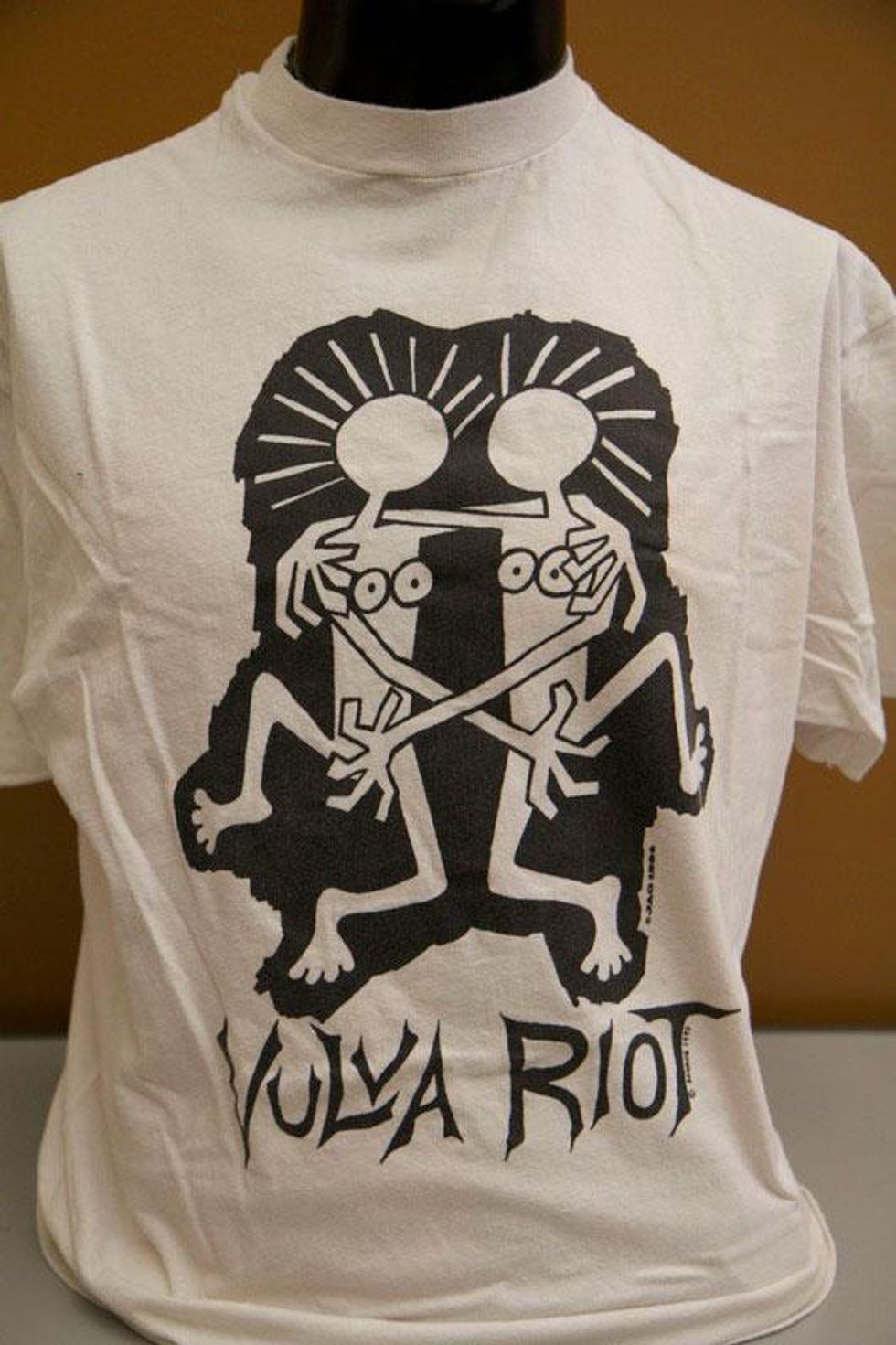 Vulva Riot White Shirt