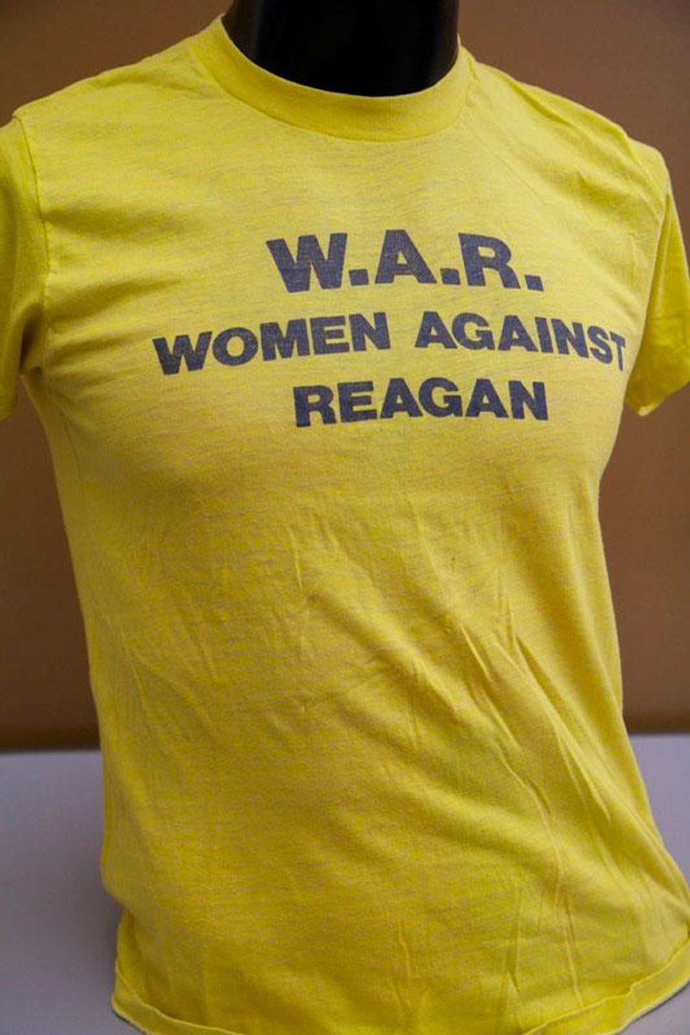 Women Against Reagan Yellow Shirt