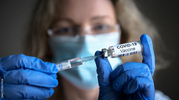 Stock photo of someone getting vaccine.