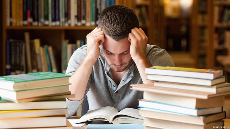 studying