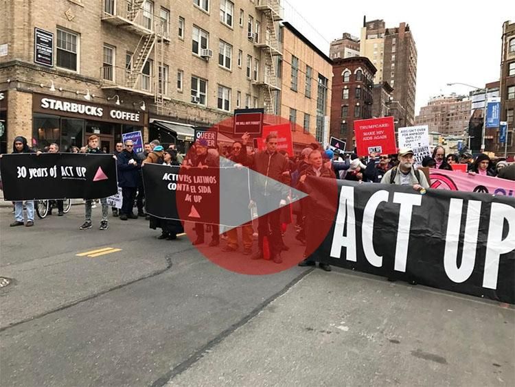 ACTUP Commemorates 30th Year with March, Rally, Memorial
