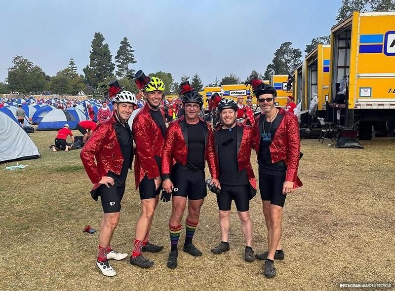 2022 AIDS/Lifecycle Red Dress Day