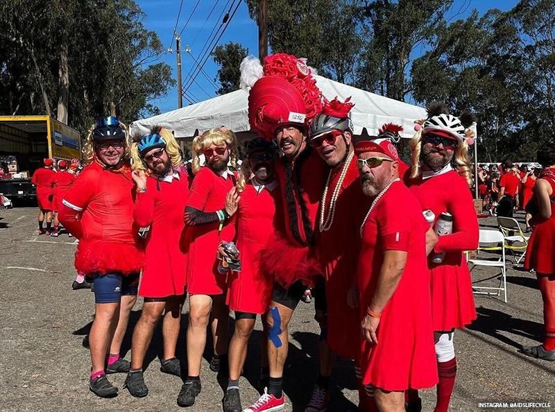 2022 AIDS/Lifecycle Red Dress Day